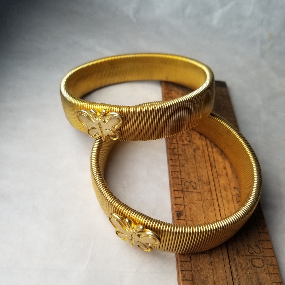 Stretchy Metal Butterfly Bracelets